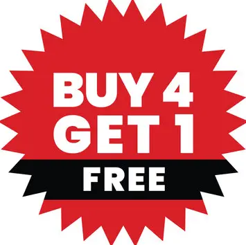 you can get one free product when you Buy 4 pcs