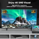 10 Meter High-Speed HDMI Cable - Hdmi Arc Enabled | 64 Gbps | 4K 120Hz | 1080P 240Hz | Strong & Durable | Supports Up To 32 Audio Channels | Gold Plated | 10 Meter, Black (Pack of 1)