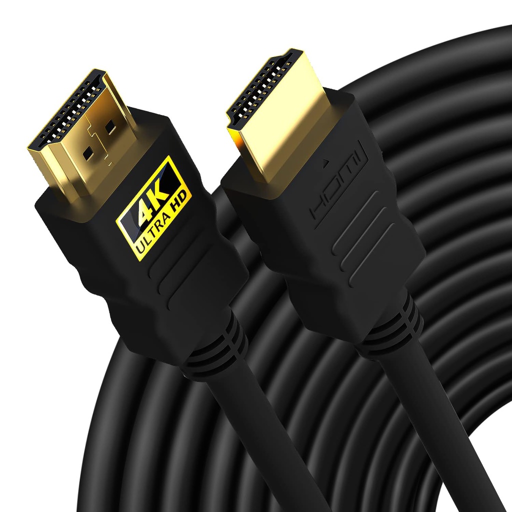 10 Meter High-Speed HDMI Cable - Hdmi Arc Enabled | 64 Gbps | 4K 120Hz | 1080P 240Hz | Strong & Durable | Supports Up To 32 Audio Channels | Gold Plated | 10 Meter, Black (Pack of 1)